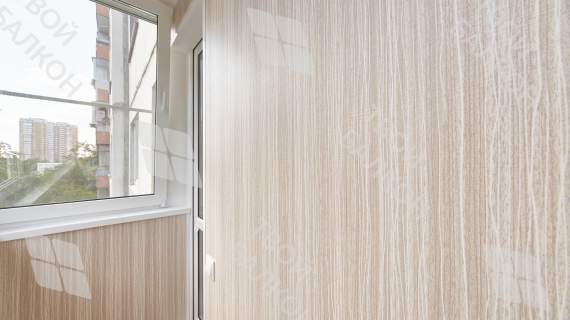 Отделка балкона МДФ с утеплением и остеклением