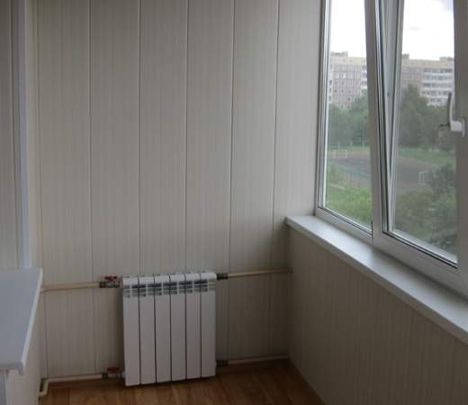 Монтаж водяных радиаторов на балконе в Москве