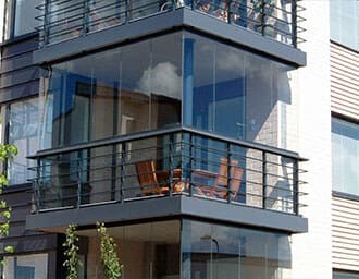 Нестандартный балкон